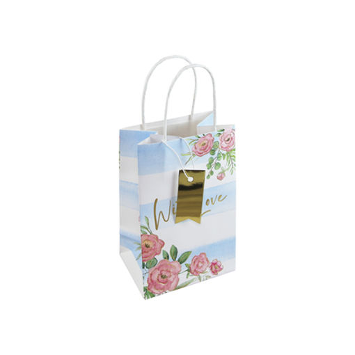 Picture of FLORAL STRIPE PERFUME BAG - WITH LOVE